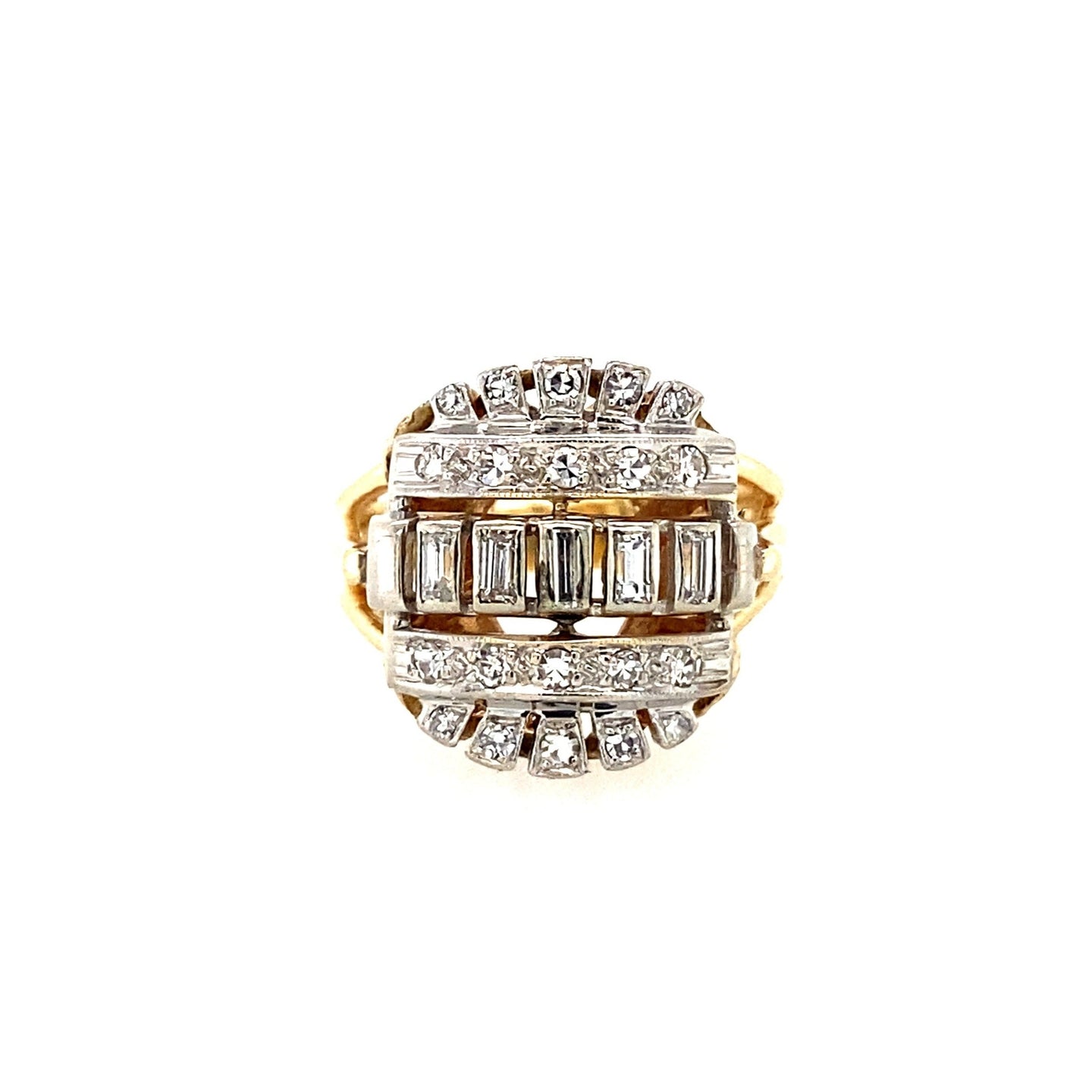 Vintage Diamond Ring Circa 1960's in 14K