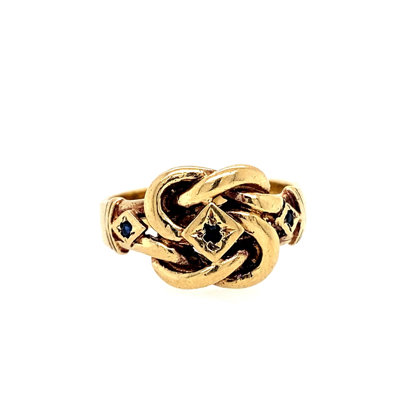 Vintage English Love Knot Ring in 9K Circa 1960's