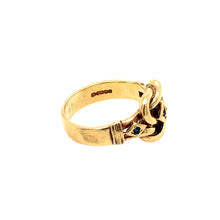 Load image into Gallery viewer, Vintage English Love Knot Ring in 9K Circa 1960&#39;s
