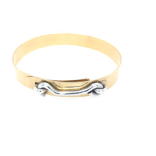 Load image into Gallery viewer, Vintage Bracelet in 14K with Silver Latch
