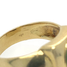 Load image into Gallery viewer, Vintage Jade &amp; Diamond Ring in 14K
