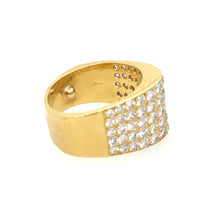 Load image into Gallery viewer, Vintage Pave Diamond Ring in 18K
