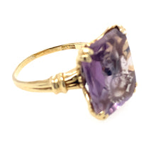 Load image into Gallery viewer, Vintage Amethyst Intaglio in 14K
