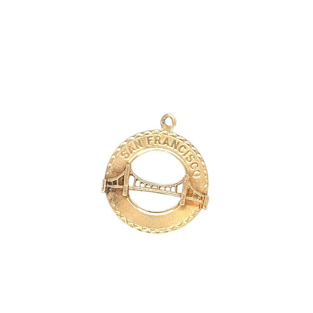 Vintage San Francisco Charm in 14K