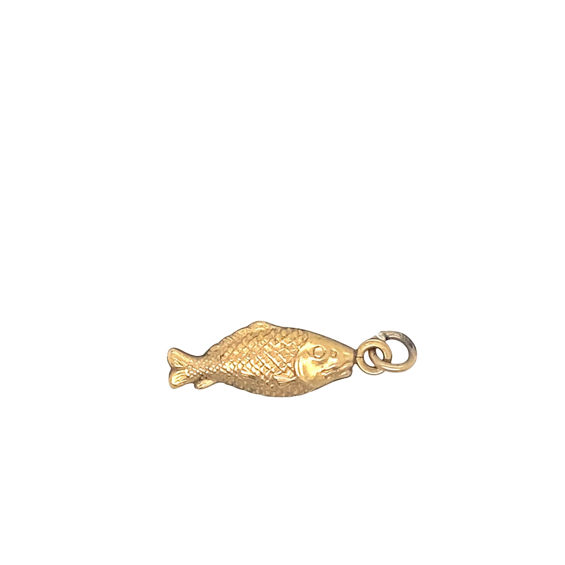 Vintage Fish Charm in 14K