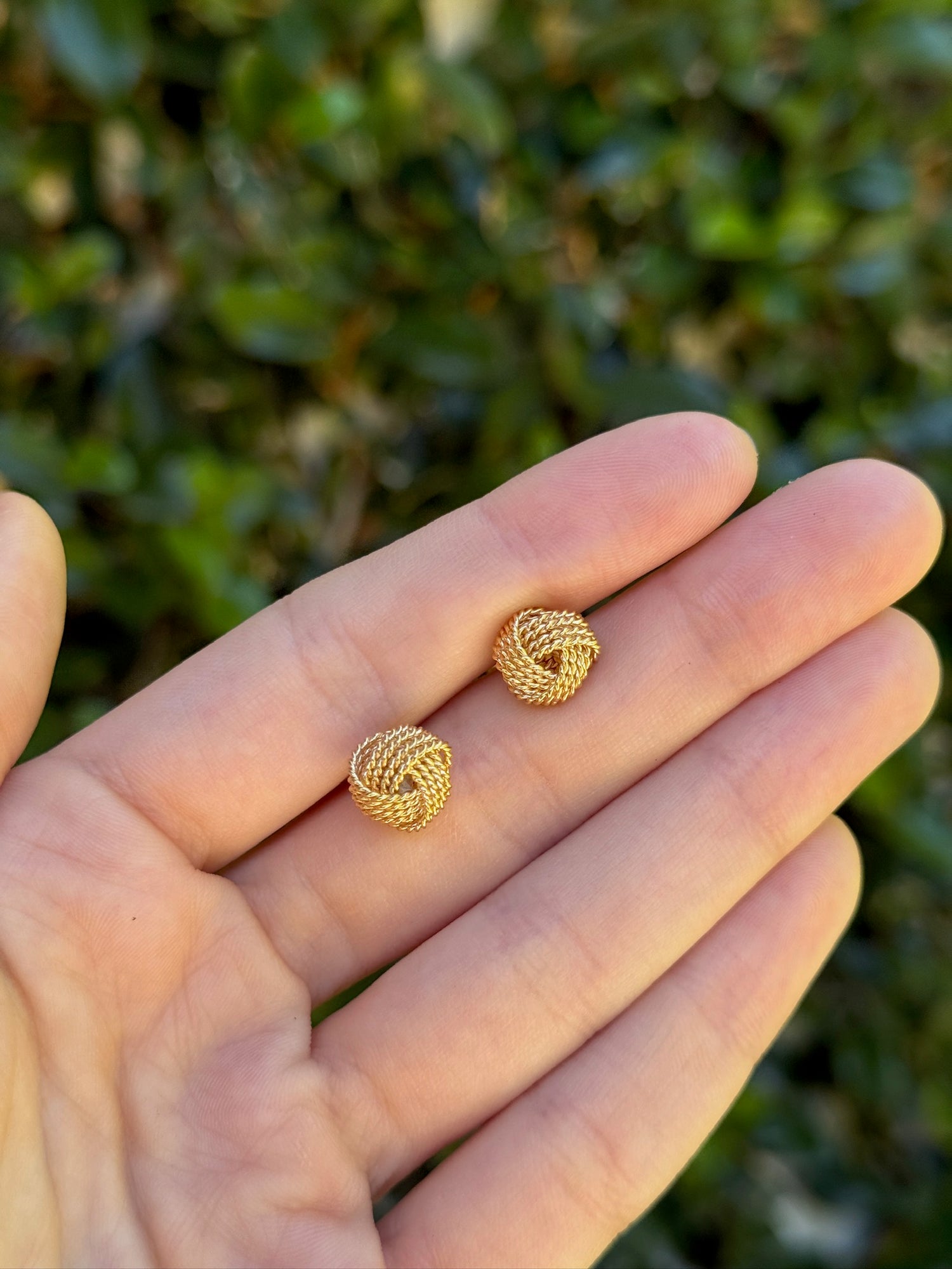 Vintage Tiffany and Co. Knot Earrings in 14K