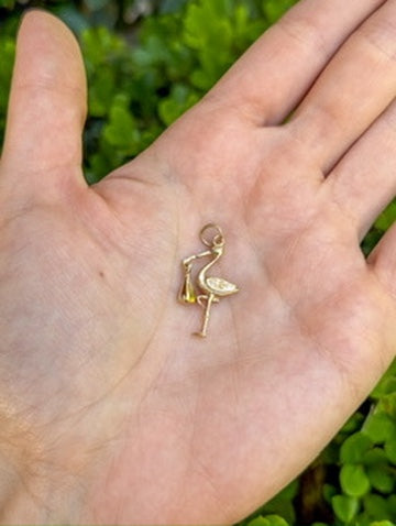 Vintage Stork in 14K