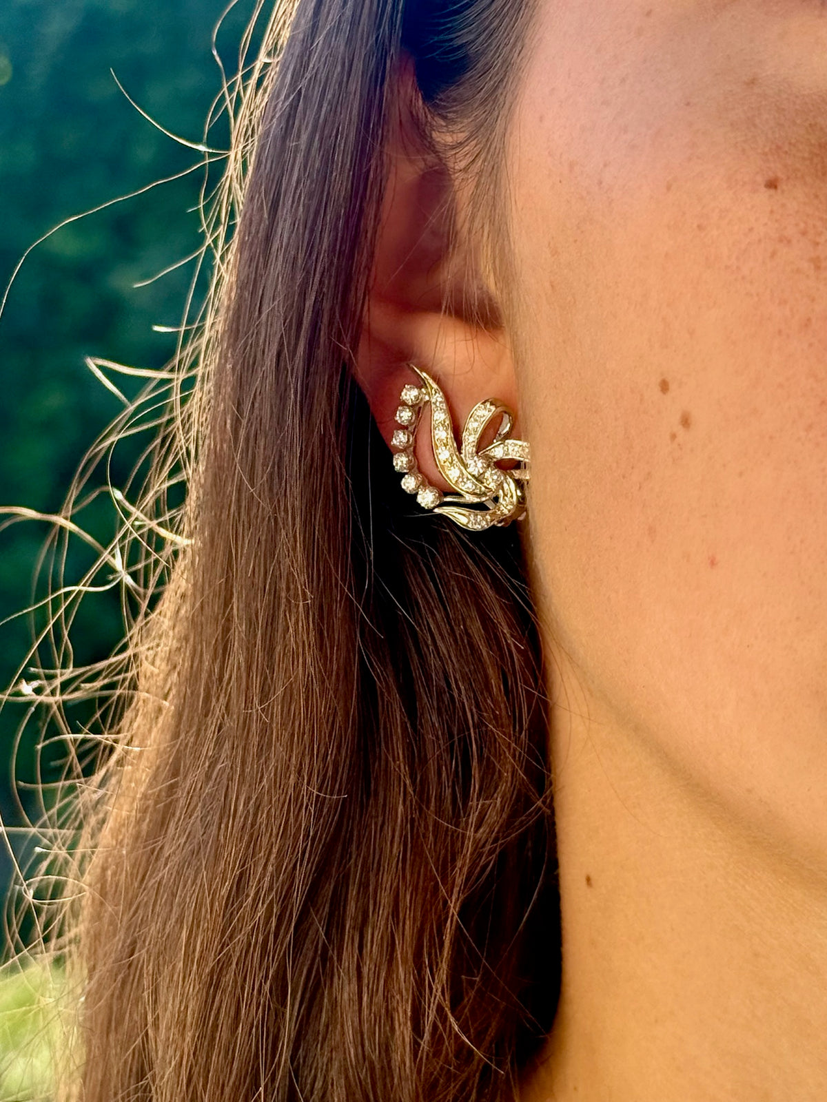 Diamond Earrings in 14k