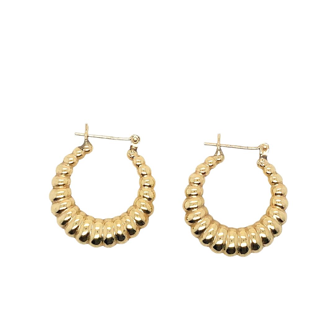 Vintage Hoops in 14K