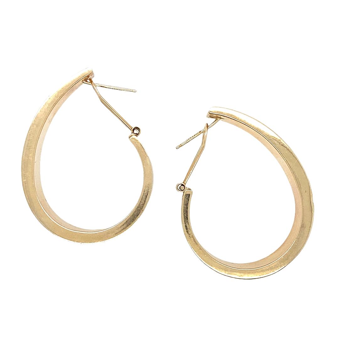 Hoops in 14k