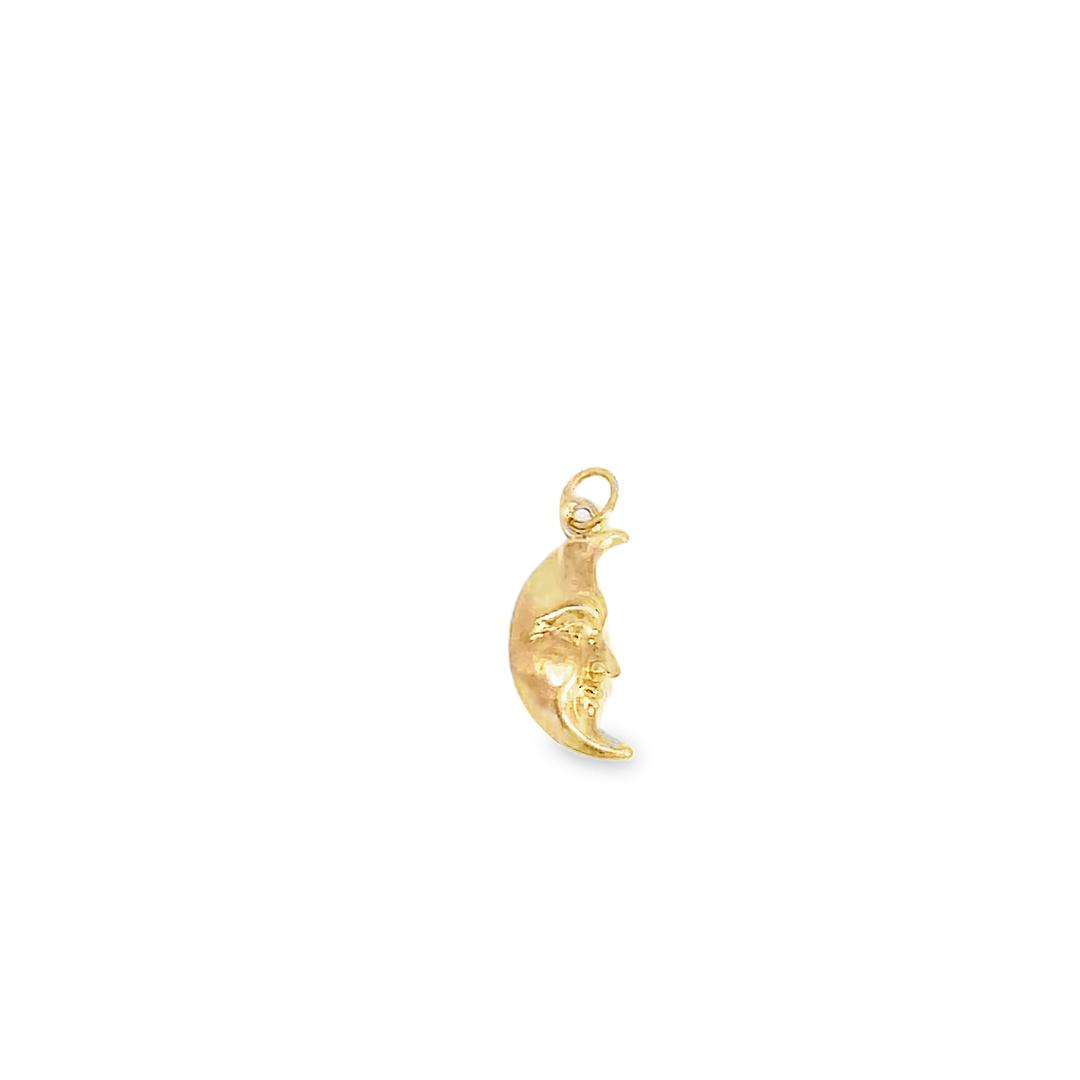 Happy and Sad Moon in 14K