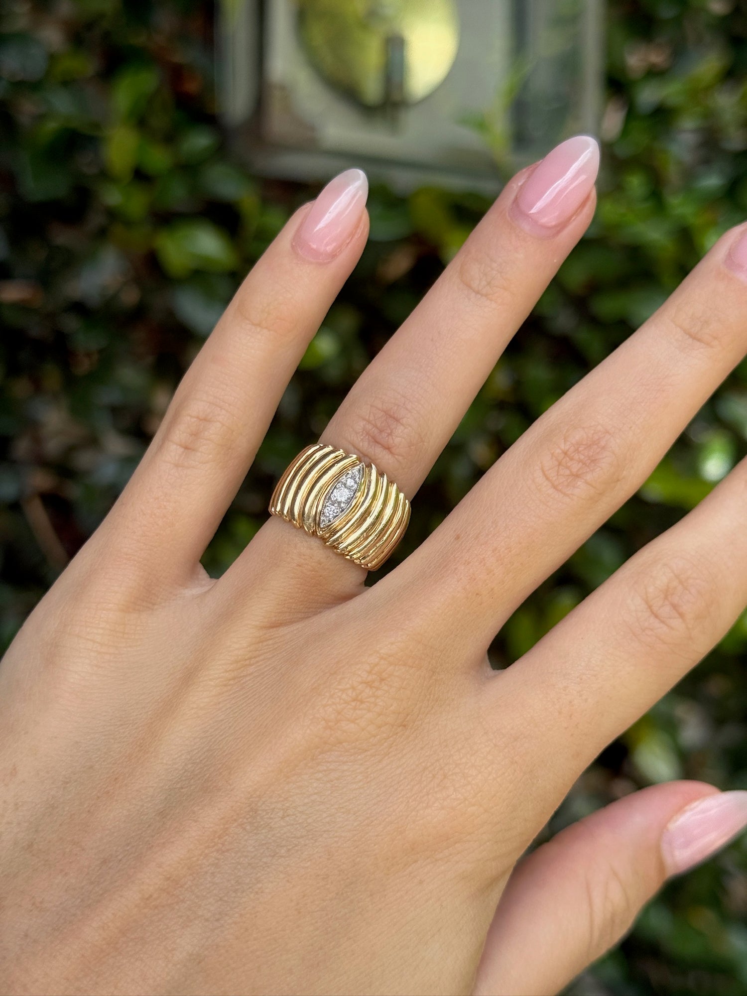 Vintage Diamond Ring in 14K Yellow Gold