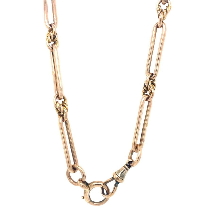 Antique Watch Chain in 9K British Gold