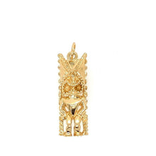 Load image into Gallery viewer, Tiki God Charm in 14k
