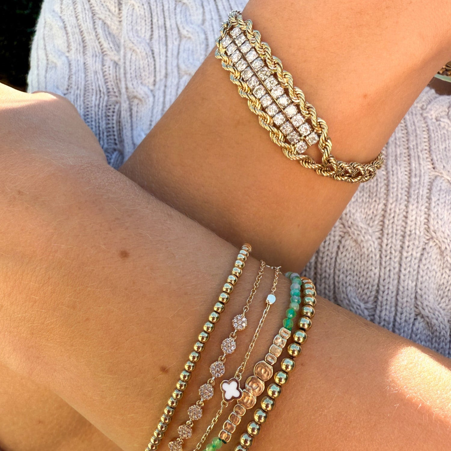 Vintage Diamond Bracelet in 14K