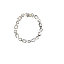 Load image into Gallery viewer, Modern Diamond Link Bracelet in 18K
