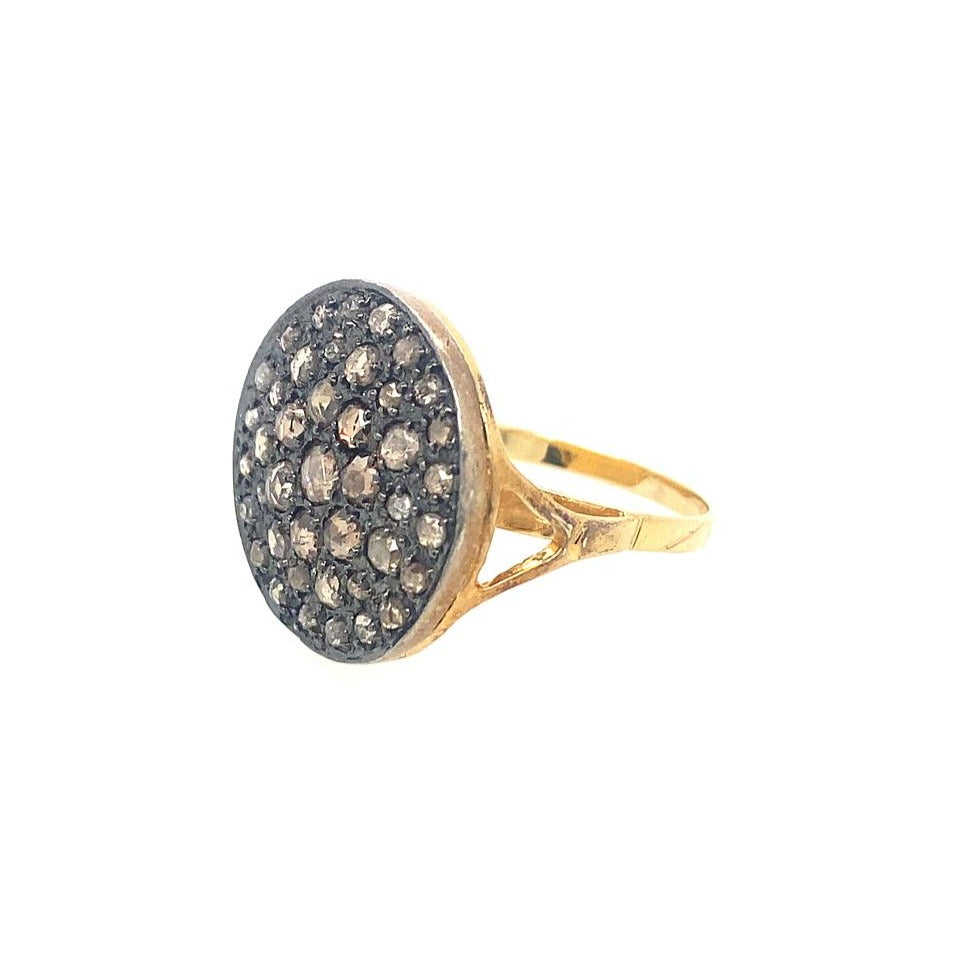 Brown Diamond Ring in 14K