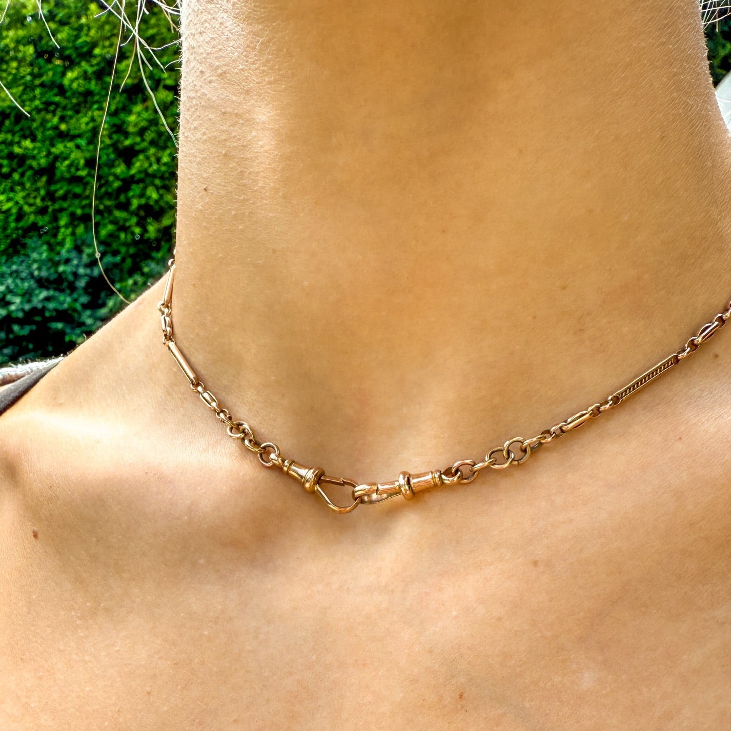 Antique Watch Chain in 9K British Gold