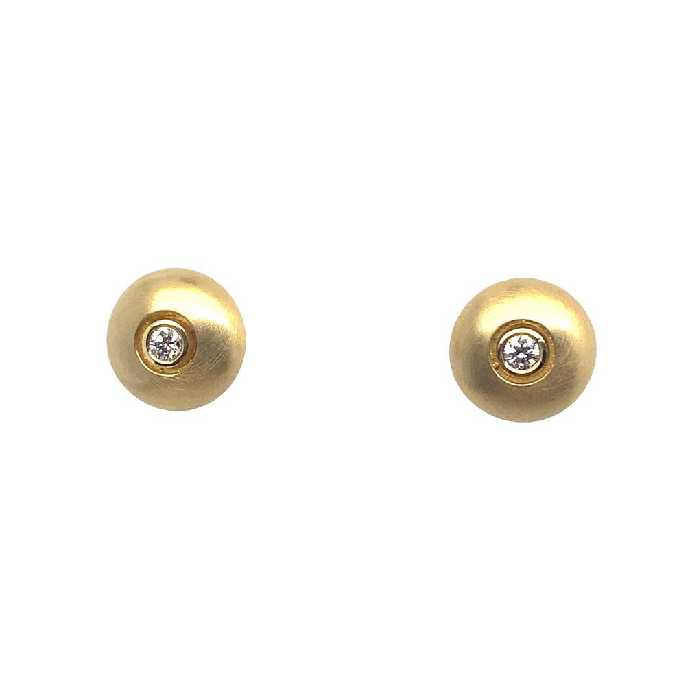 Italian Diamond Studs in 18K