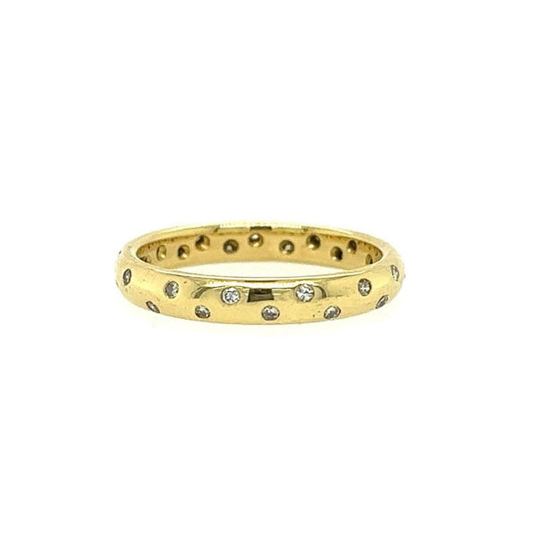 Diamond “Etoile” Band Ring in 18k