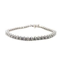 Load image into Gallery viewer, Modern Diamond Link Bracelet in 14K
