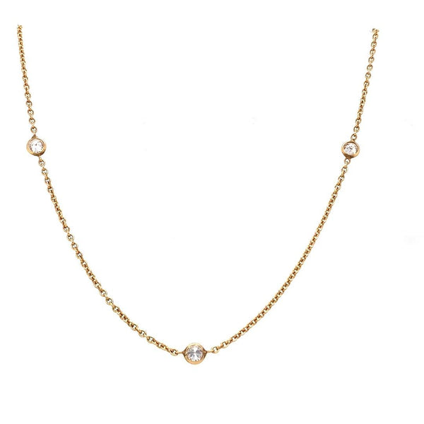 Diamonds by the Yard Necklace in 14k
