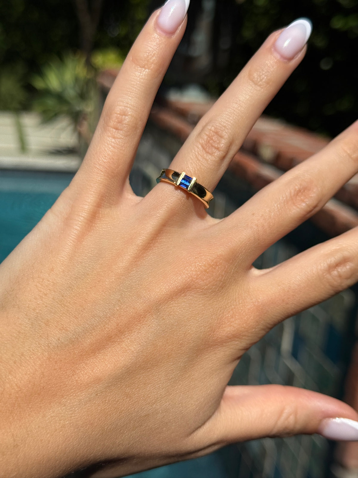 Vintage Tiffany & Co. Sapphire Ring in 18k