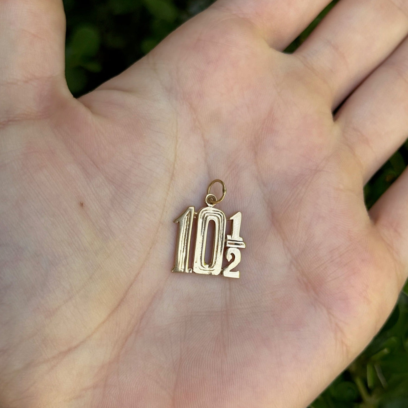 Vintage Ten and a Half Charm in 14K