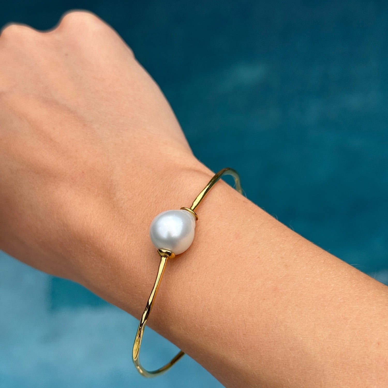Vintage Ippolita Pearl "Nova" Bracelet in 18K