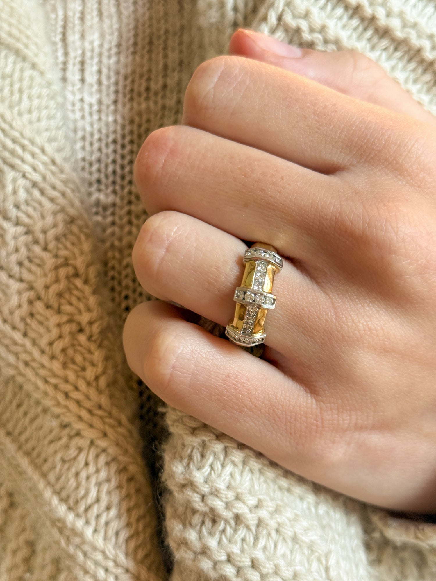 Vintage Dome Ring in 14K