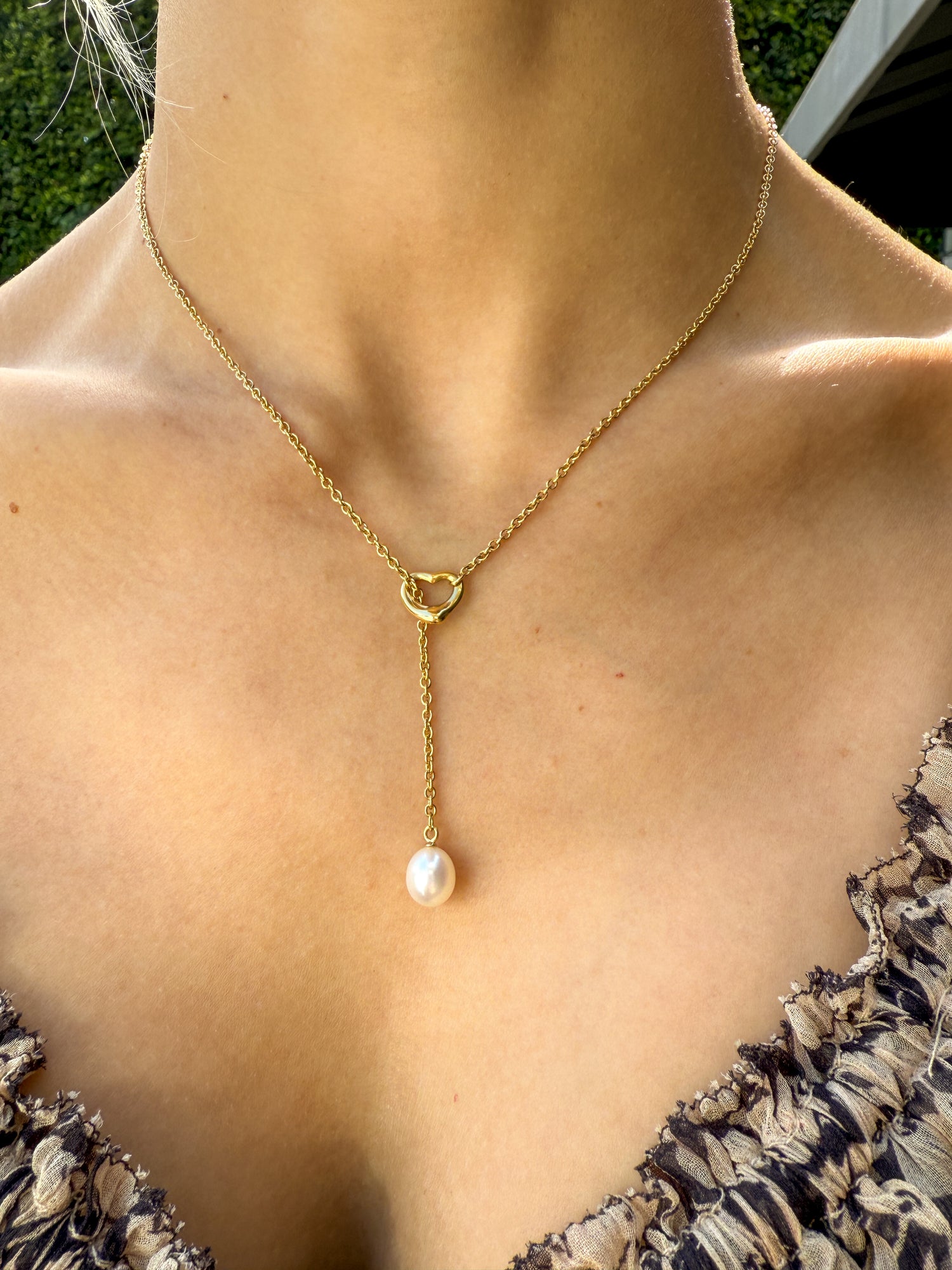 Elsa Peretti for Tiffany and Co. Solid Gold Open Heart