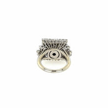 Load image into Gallery viewer, Vintage Diamond Cocktail Ring in 14K White Gold
