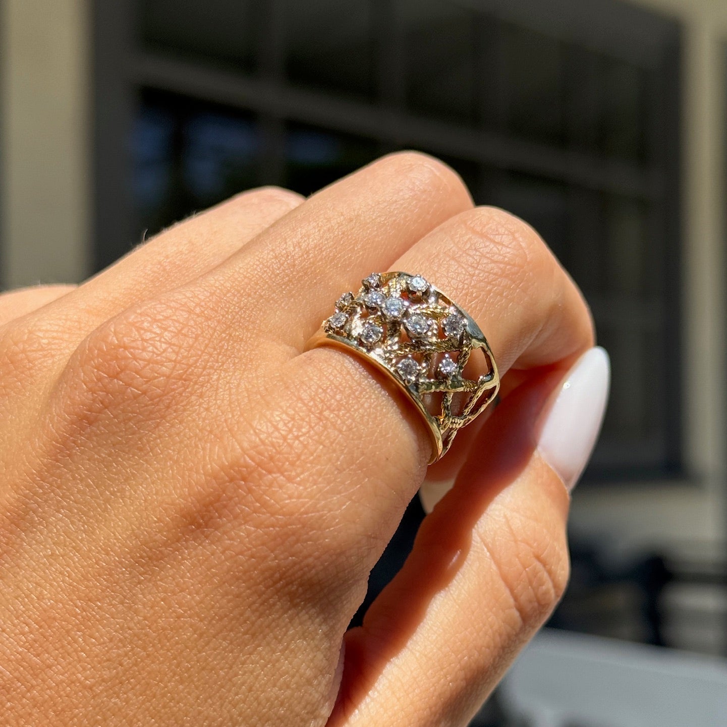 Vintage Diamond Ring in 14K Gold