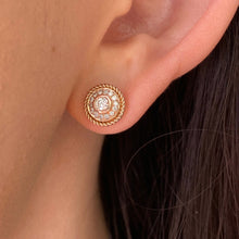 Load image into Gallery viewer, Diamond Studs in 14K Rose Gold
