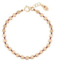 Load image into Gallery viewer, Olivia K Large Fleck Bracelet in Wine
