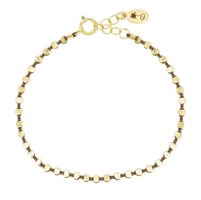 Olivia K Small Fleck Bracelet in Sand