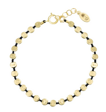 Load image into Gallery viewer, Olivia K Large Fleck Bracelet in Black
