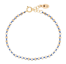 Load image into Gallery viewer, Olivia K Small Fleck Bracelet in Blue
