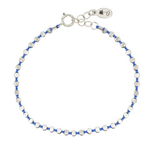 Load image into Gallery viewer, Olivia K Small Fleck Bracelet in Blue
