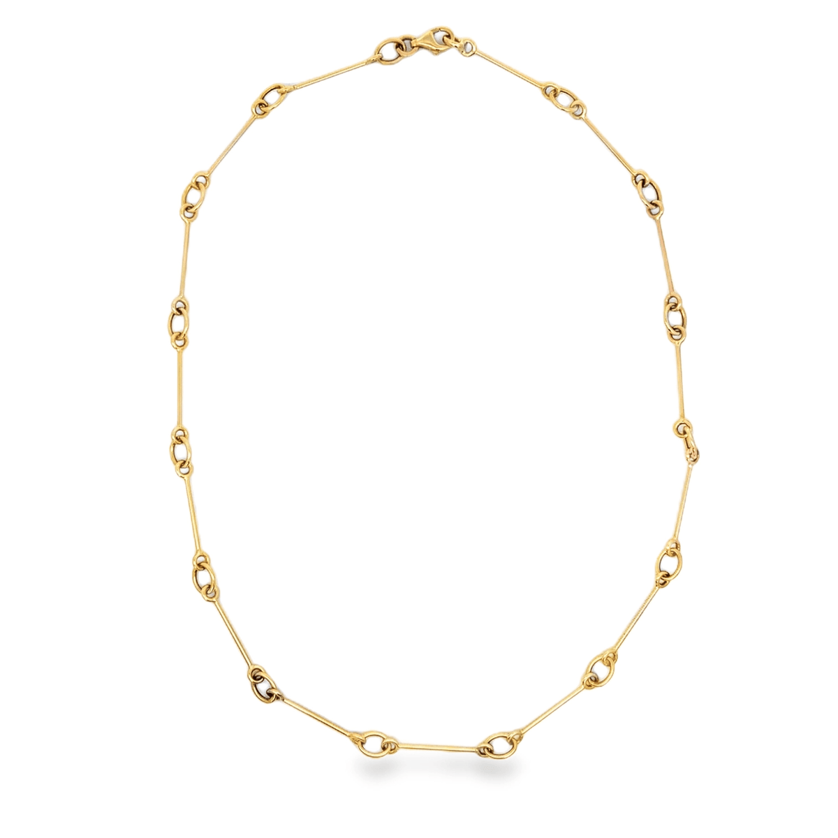Olivia K Skinny Trombone Chain in 14K