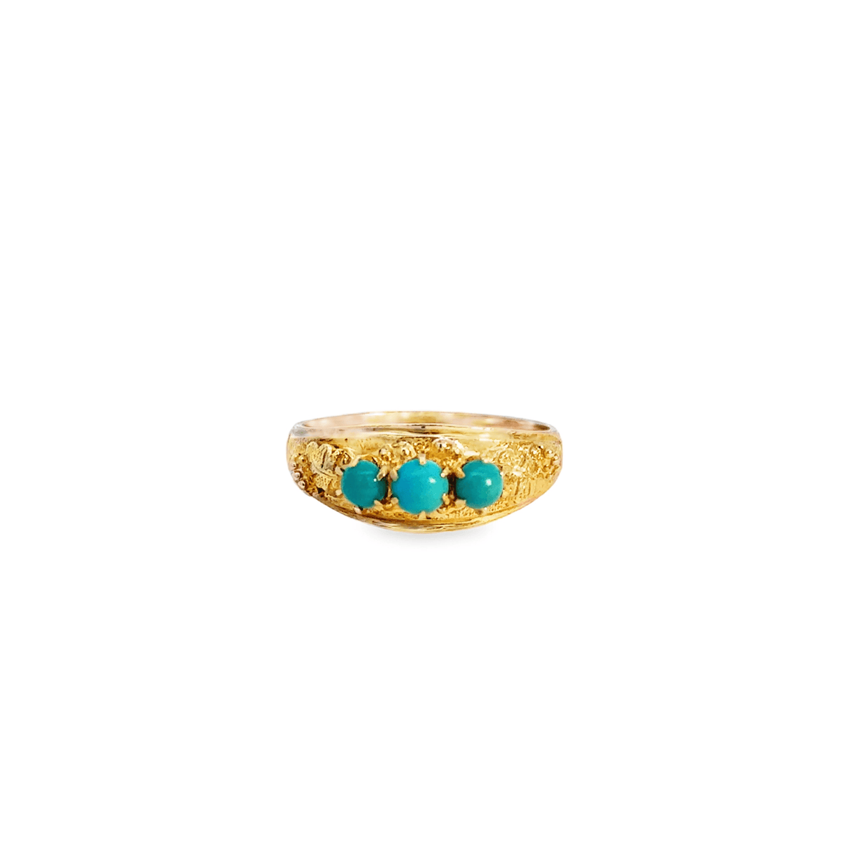 Vintage Turquoise Ring in 14K