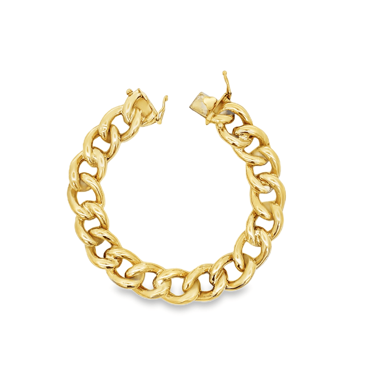 Vintage Link Gold Bracelet in 14k