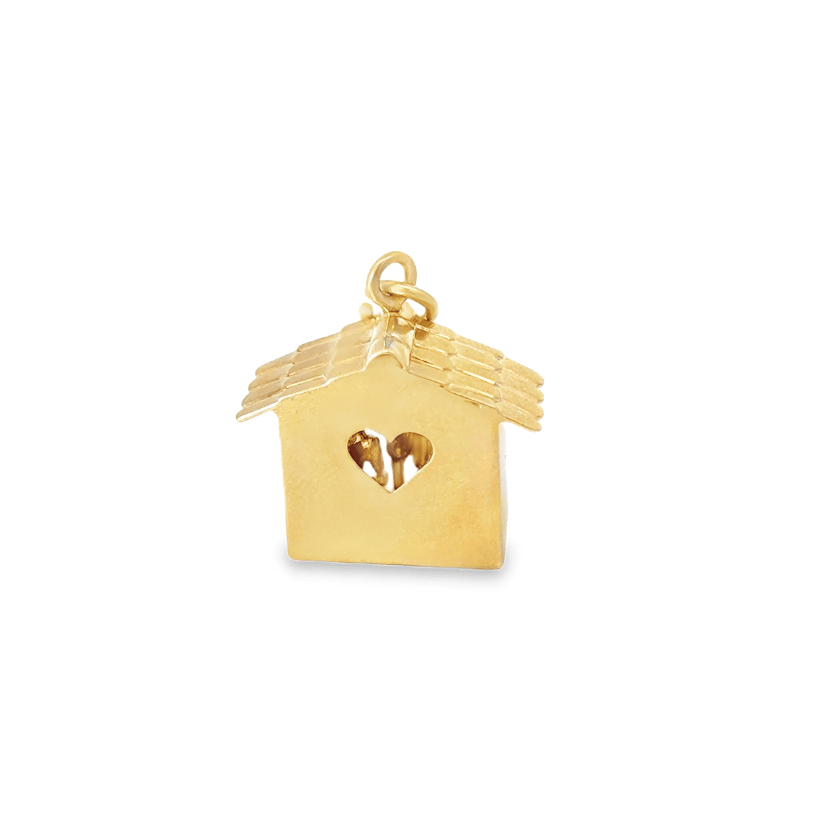 Vintage Wetterhäuschen (Weather House) Charm in 14k