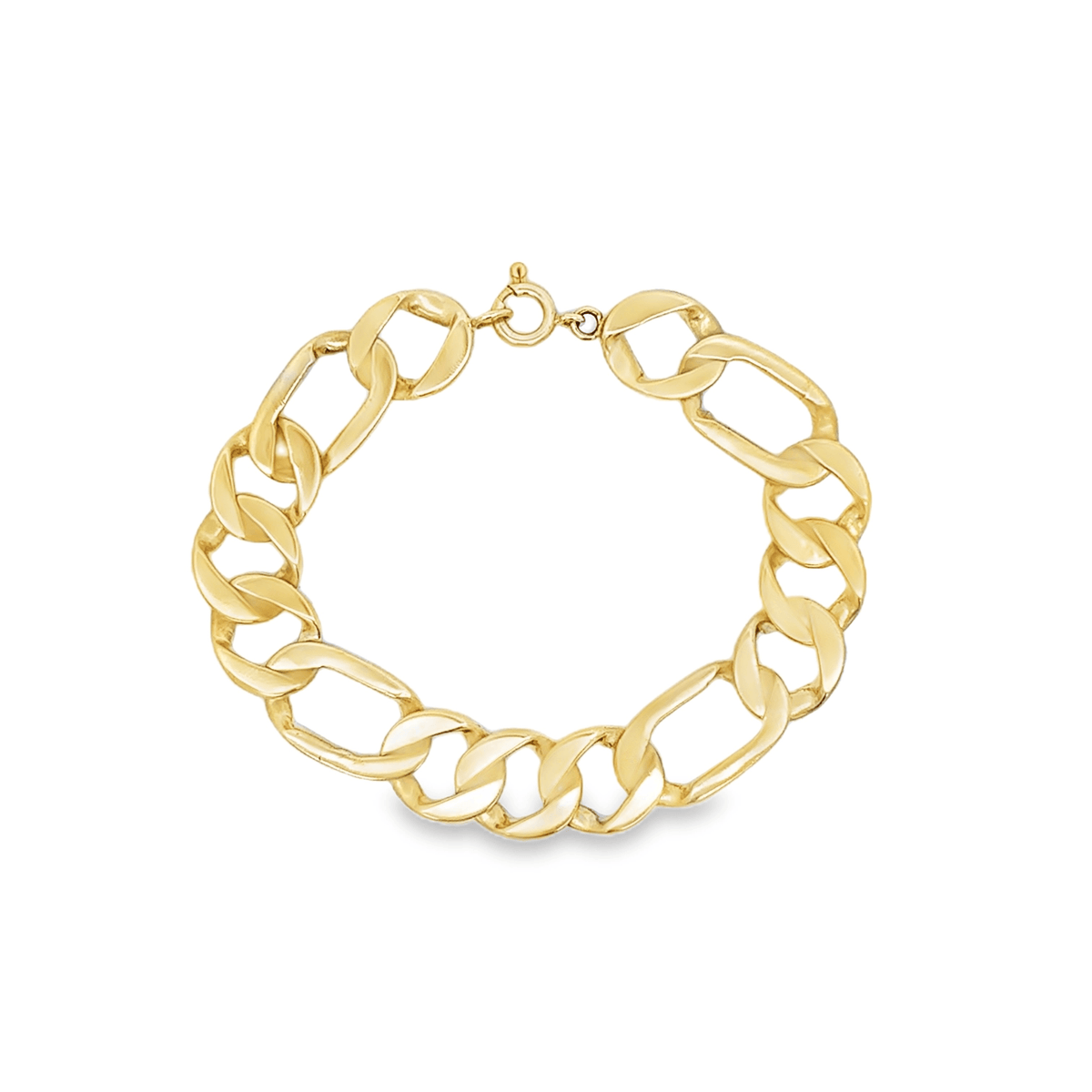 Gold Link Bracelet in 14k