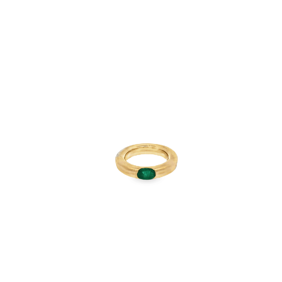 Vintage 18k Ring with Emerald