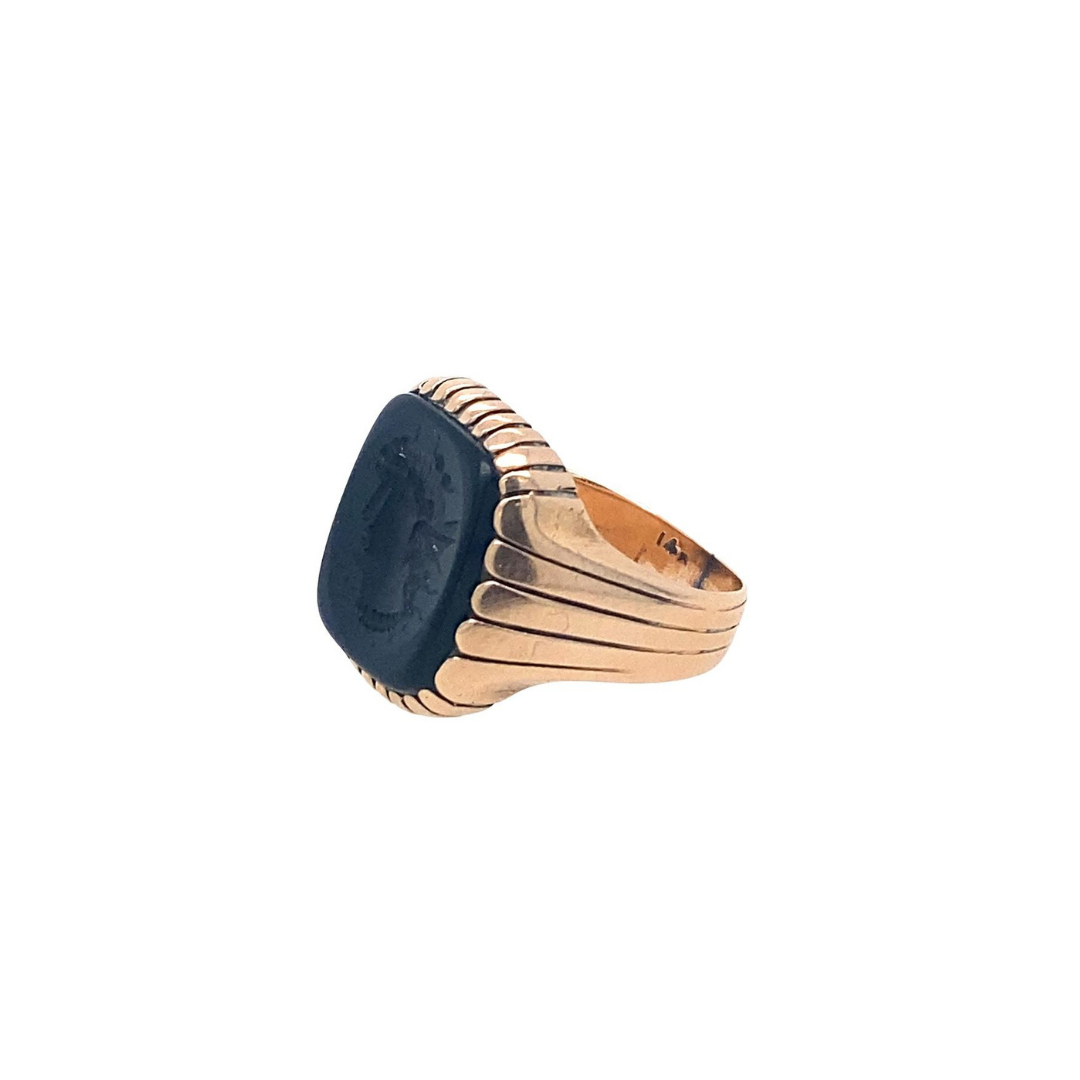 Vintage Intaglio Ring in 14K