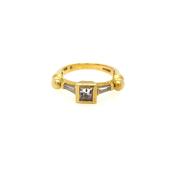 Vintage Paul Morelli Diamond Ring in 18K