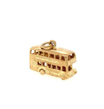 Load image into Gallery viewer, London Bus Charm in 14k
