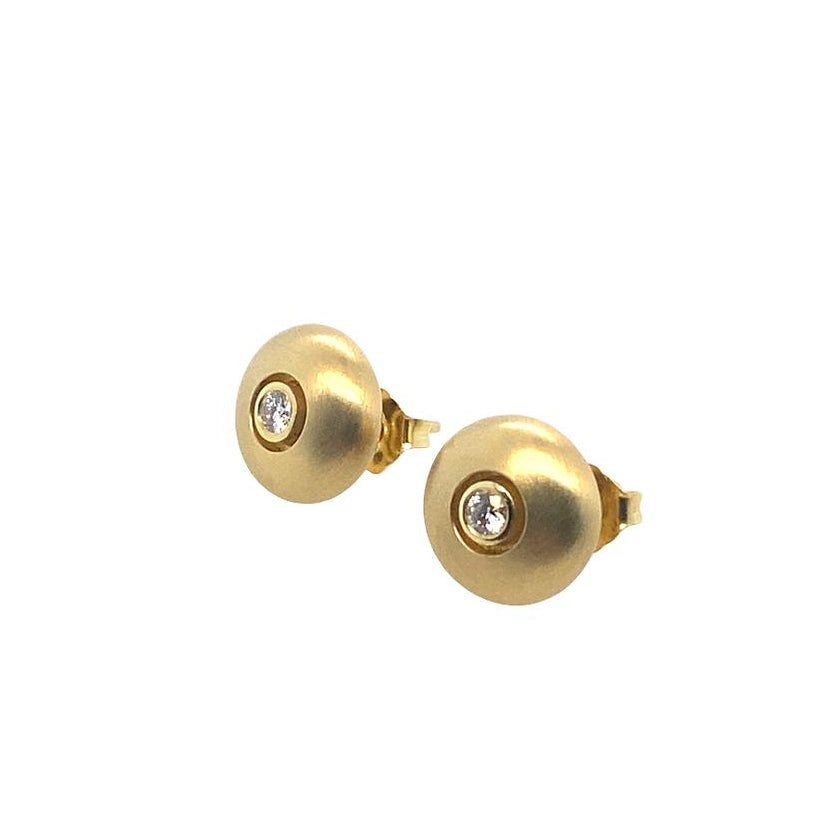 Italian Diamond Studs in 18K