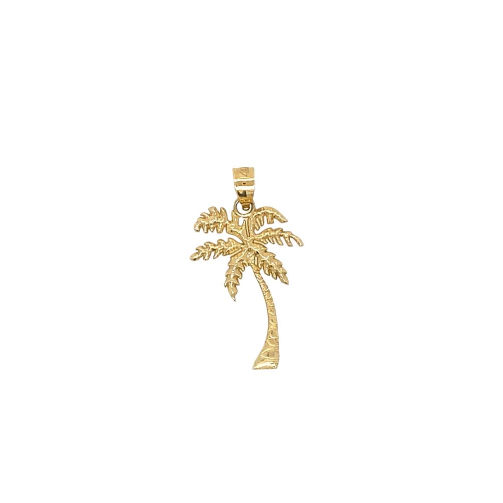 Palmtree Charm in 14k